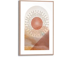 Reinders Schilderij Zon - 30x20cm - Hout - REINDERS