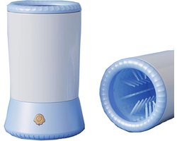 Reiniger - Wasbeker voor huisdierenpoten - Reiniger voor hondenpoten, Automatische reiniger voor hondenpoten, Draagbare reiniger voor huisdierenpoten, Massageverzorging, Vuile poten schoonmaken, Perfect schoon, Wit