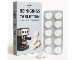 Reinigings tabletten koffiemachine - 20 stuks - onderhoudsset koffiemachine - Reinigingstabletten Koffiemachine – Universeel – Voor Espresso- en Koffiezetapparaten – Onderhoudstabletten