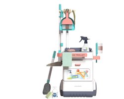Reinigingsspeelgoed Set - Peuter Speelgoed - Huishoudelijk Spel - 15 Delige Set - 35 x 35 x 55 cm