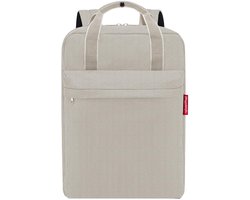 Reisenthel Allday Backpack M Rugzak - 15L - Herringbone Zand
