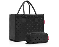 reisenthel Daily Shopper - Geschenkset 2 tlg. (glossy dots black)