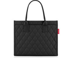 Reisenthel Daily Shopper - Schoudertas - 14L - Rhombus Black Zwart