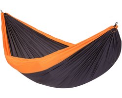 Reishangmat Tweepersoons 'Travel' Pluto (Oranje) | Bijpasende opbergtas | 180 KG | 1% For The Planet | Tropilex