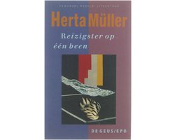 Reizigster op een been