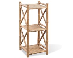 Rek 3-laags vierkant bamboe