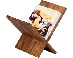 Rek - Tijdschriftenhouder - Landelijk - Hout - Donkerbruin - 29x28x31 cm