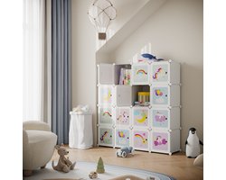 Rekkensysteem, kubusplank met 16 kubussen, deuren