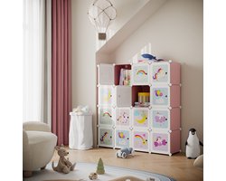 Rekkensysteem, kubusplank met 16 kubussen, deuren