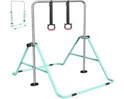 Rekstok - Duikelrek - Turnrek voor Thuis - Zilver en Groen