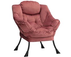 Relax Fauteuil Stoel voor Woonkamer en Slaapkamer - Zachte Lounge Stoel met Armleuningen