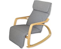 Relax-schommelstoel Zen - Met verstelbare voetensteun - Comfortabel en stijlvol