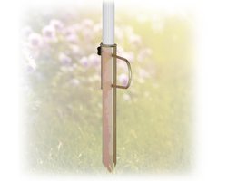 relaxdays - parasol grondboor - grondpen - verzinkt staal - weerbestendig