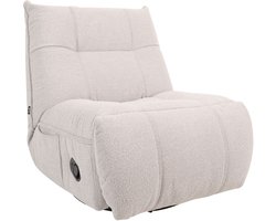 Relaxfauteuil Just Chill - Naturel Boucle - Draaibare Relax Fauteuil in Scandinavische / Hotel Chique Stijl