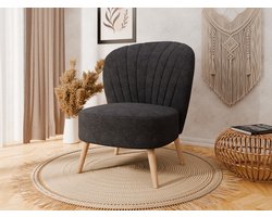 Relaxfauteuil Lumora Relaxfauteuil met houten poten