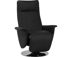 Relaxfauteuil PRIME Kunstleer Zwart