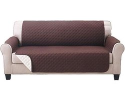 RelaxPets - Pets Collection - Bankbeschermer - 3 persoons bank - Plaid - Haarvrij - Hondenkleed - Bruin - 277X190 cm