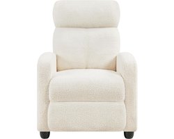 Relaxstoel met verstelbare voetsteun en ligfunctie - Comfortabele fauteuil voor ontspanning