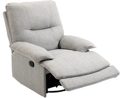 Relaxstoel TV-stoel Met Ligfunctie Draaibaar TV-stoel Met Veersysteem En Voetensteun Voor Woonkamer Slaapkamer