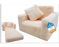 Relaxstoel voor kinderen, beige