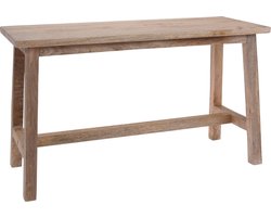 Relaxwonen - Houten Bankje - Bruin - Mangohout - 72cm