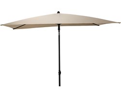 Relaxwonen - Parasol - Rechthoekig - Kantelbaar - 125x200cm - Beige