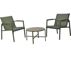 Relaxwonen - tuinset model Anna - 2 zitplekken - Groen - Trend 2026 - Stevig model