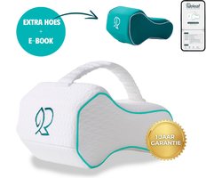 Releaf ® Kniekussen Voor in Bed –Ergonomisch - Orthopedische Beenkussen met band – Schootkussen - Extra hoes – Zijslaapkussen – Traagschuim - Zijslaper- Inclusief E-Book met tips