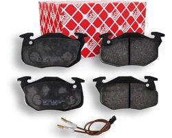 Remblokken (voor) - set met 4 remblokken | Compatibel met: CITROËN SAXO, PEUGEOT 106 I, 106 II, 205 I, 205 I Cabriolet, 205 II, 205 Kasten/Schrägheck, 309 I, 309 II
