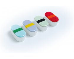 Remember Porcelain tins set of 4 - Tiny