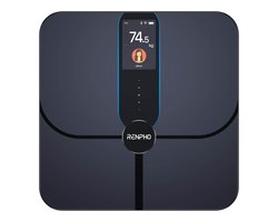 RENPHO Elis Nova Smart Body Scale – De beste slimme weegschaal – INCLUSIEF RENPHO CALIBRA KEUKENWEEGSCHAAL - Persoonlijke inzichten via RENPHO app – 18 metrics incl BMI, vetpercentage, spiermassa – TFT LCD display – USB-C oplaadbaar – iOS/Android
