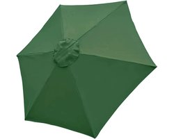 Replacement Old Umbrella Canopy, Round Parasol Replacement Cover, (9ft) 2.7m/(10ft) 3m|6-Ribs/8 Ribs, Durable UV Resistant, Waterproof Polyester Fabric, Outdoor Umbrella Replacement Cloth, Green,