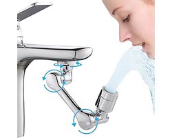 Repus - Universele 1080° Rotatie Kraan Opzetstuk - Kraan verlengstuk - Badkamer - Keuken - Wastafel - Water Faucet -