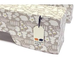 Reservehoes Voedingskussen - Kussenhoes Baby - Comfortabel Voeden - 100% Geborsteld Katoen - Medium - Steen