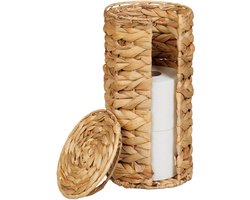 reserverolhouder - 3 rollen - 34 x 18 cm - waterhyacint - zonder boren
