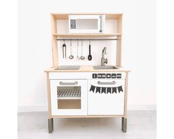 Restaurant stickers voor oa IKEA duktig speelkeuken | Stick & Cook