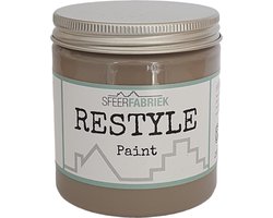 Restyle Paint – Clay Brown – 230 ml – Matte Meubelverf – Sneldrogend & Hoge Dekking