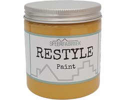 Restyle Paint – Ochre Yellow – 230 ml – Matte Meubelverf – Sneldrogend & Hoge Dekking