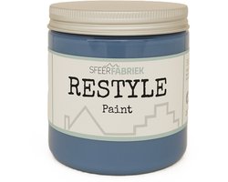 Restyle Paint – Vintage Blue – 230 ml – Matte Meubelverf – Sneldrogend & Hoge Dekking