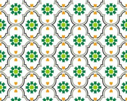 RETRO BEHANG - Geel Grijs Groen - AS Creation COZZ