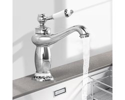 Retro Brons - Nostalgie Eengreeps Kraan Wastafel - Badkamer Kraan voor Wasmachine, Tuin, Huis, Keuken