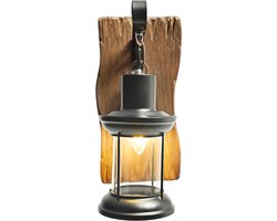 Retro Houten Wandlamp IndustriëLe E27 Vintage Muurlamp Antieke Binnenwandlamp Voor Bars Lofts Café
