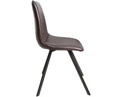 Retro stoel AMSTERDAM STOEL antiek bruin design klassieker - 36343