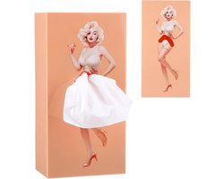 Retro Tissue Box met Vliegende Rok - Decoratieve Kleenexhouder voor Woonkamer, Slaapkamer en Kantoor (Beige)