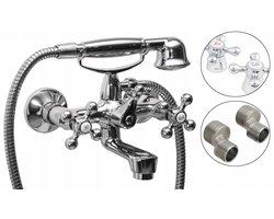 Retro Wandkraan Chroom - Stijlvolle Badkamer Oplossing