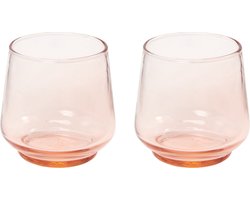 Return to Sender Glas roze - 200 ml - Set van 2