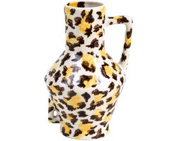 Return to Sender Vaas - H15 cm - Luipaard - Handgeschilderd