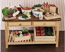 Reutter vegetable table blue