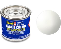 Revell Hobbyverf - #4 White - 14 ml - Modelbouw - Gloss - RAL9010 - Verf potje - Airbrush Paint - Hobby Volwassenen - Enamel Verf