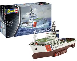 Revell Modelbouwpakket Schepen - 05240 ETV Waker - Nederlandse Kustwacht Noodsleepvaartuig - Zeesleper Smit Houston Schip Plastic - 1:200 - Modelbouw